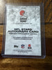 Isaiah Bond NFL Stars autograph NFLSA-IB back