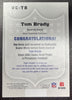 2007 Topps DPP Tom Brady Upperclassmen Game-Worn Jersey #UC-TB - Near Mint - back