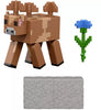 Mattel Minecraft Brown Mushroom Action Figure & Accessory Set, 3.25" Scale Collectible Toy