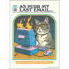 As Purr My Last Email Magnet