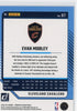 back of Evan Mobley 2024-25 Donruss #67 Green Laser Cleveland Cavaliers
