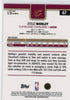 back of Evan Mobley 2024-25 Topps Chrome #67 Cleveland Cavaliers
