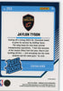 back of Jaylon Tyson 2024-25 Donruss Optic Rated Rookie #253 Purple Cleveland Cavaliers