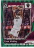 front of Evan Mobley 2024-25 Donruss Optic #121 Green Seismic Cleveland Cavaliers