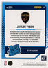 back of Jaylon Tyson 2024-25 Donruss Rated Rookie #206 Base Cleveland Cavaliers