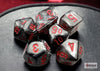 Velvet Mini-Hedral Black/Red 7-Die Set