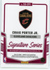 Craig Porter Jr. 2024-25 Panini Donruss Optic Signature Series #SS-CPJ Autograph - Cleveland Cavaliers back