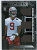 Emeka Egbuka 2025 Panini Black Rookie Components #RCO-EEA Memorabilia (RC) - Tampa Bay Buccaneers front