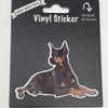 Doberman, Vinyl Sticker