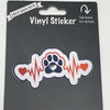 Heart Beat, Vinyl Sticker
