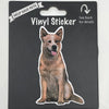 Australian Cattle Dog, Red, Vinyl Sticker (OOS)