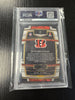 Ja'marr Chase 2021 Panini Select Black Gold Die Cut Prizm Rookie PSA 10