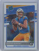 Front of Justin Herbert 2020 Donruss Optic Rated Rookie 153 Los Angeles Chargers card