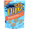 Flipz Peanut Butter Fudge Covered Pretzels 4.3oz Stand Up Pouch (SNG6)