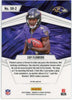 Back of Zay Flowers 2023 Panini Rookies & Stars Stellar Rookies #SR-2 RC Prizm