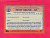 Petey Halpin 2021 Topps Pro Debut autograph card back showing card number PD-184