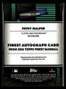 Back of Petey Halpin 2026 Topps Finest autograph FA-PH with Topps autograph certification