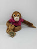 20" Nature Hanging Monkey w/ Sweets & Geeks Hoodie Assortment