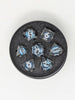 Electric Blue Dragon Eye Dice Set (Liquid Core)