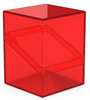 Ultimate Guard: Boulder 100+ Clear Deck Box (Ruby)