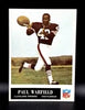 Actual front of 1965 Philadelphia Paul Warfield #41 rookie card