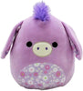 Squishmallows - Delzi the Purple Donkey w/ Floral Belly 8"