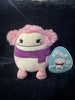 Squishmallows - Brina the Pink Bigfoot w/ Purple Scarf 5"
