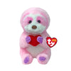 Ty Plush Beanie Boos: Tart, Pink Sloth Small (SNG6)