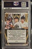 Travis Bazzana / Gavin Turley / Trent Caraway 2024 Leaf Metal Triple Autographs Red White Blue Lava 2/2 #TA-2 PSA 9 — back