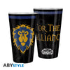 World Of Warcraft - 'Alliance' Large 14oz Glass (DISC)