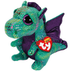 Ty Beanie Boo - Cinder - GREEN DRAGON 13" - Sweets and Geeks