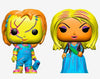 Funko Pop! Movies: Bride of Chucky - Chucky & Tiffany (Blacklight) - Sweets and Geeks