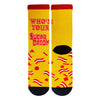 Who's Your Daddy Men's Funny Crew Socks - Sweets and Geeks