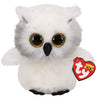 Ty Beanie Babies - Austin - White Owl 6" - Sweets and Geeks