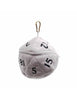 White D20 Plush Dice Bag for Dungeons & Dragons - Sweets and Geeks