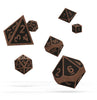 Oakie Doakie Dice RPG Set Metal (7) - Sweets and Geeks